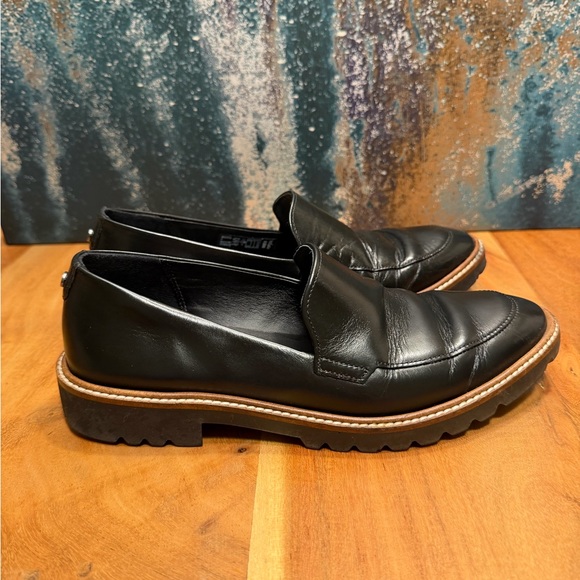 ECCO Incise Tailored Loafers - Black Leather - Picture 3 of 13